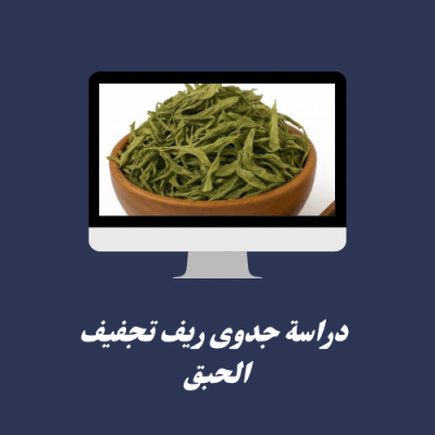 دراسة جدوى ريف تجفيف الحبق 